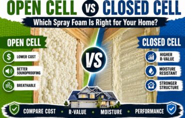 Open Cell vs Closed Cell Spray Foam Insulation